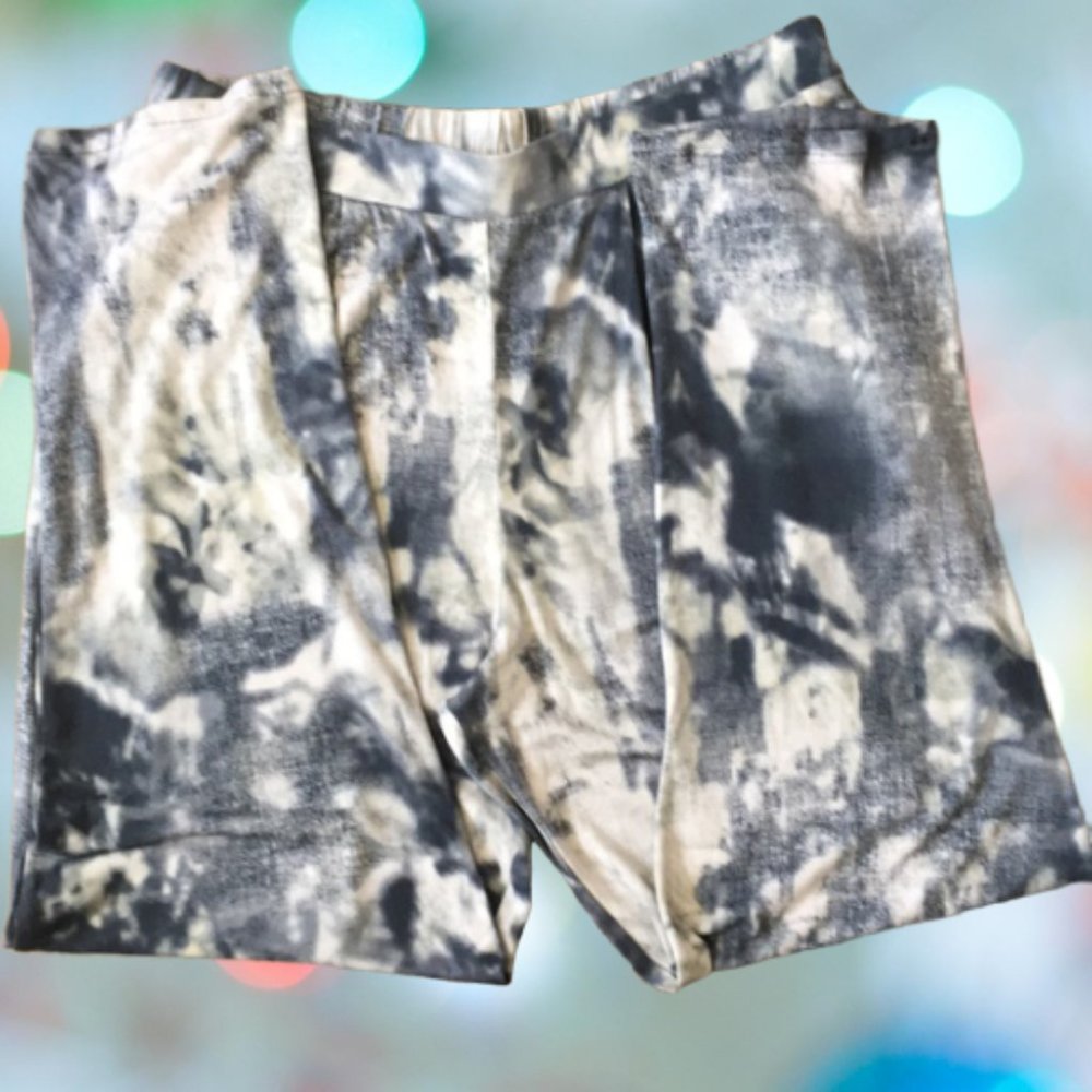 MATTY M Leggings  Gray and Black Size M Super Cute - Picture 3 of 8